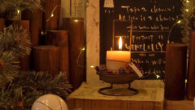 【100均DIY】クリスマスにぴったり！ダイソーのお玉立てを真鍮のキャンドルホルダーにペイントリメイク