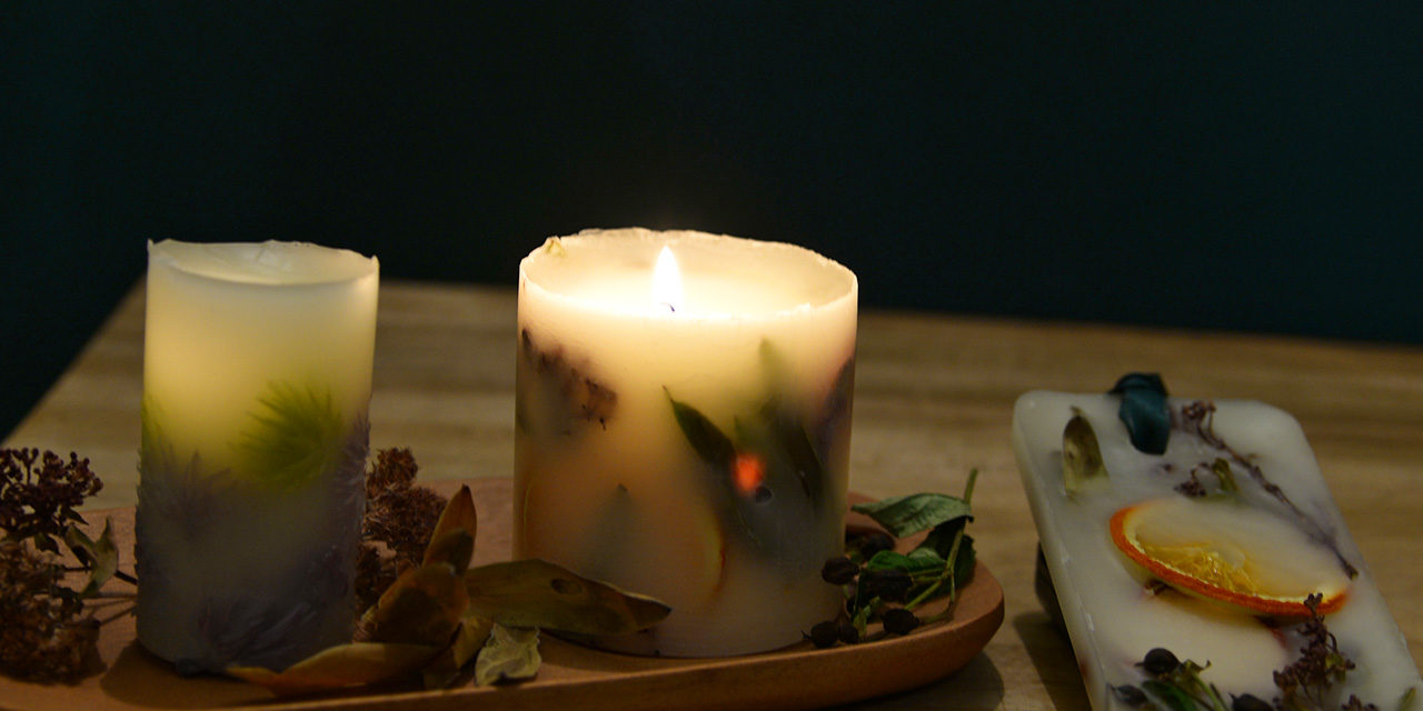 [ボタニカルキャンドル]アロマ香るキャンドルを手作り！Botanical candle DIY－レシピ＆撮影バックステージ